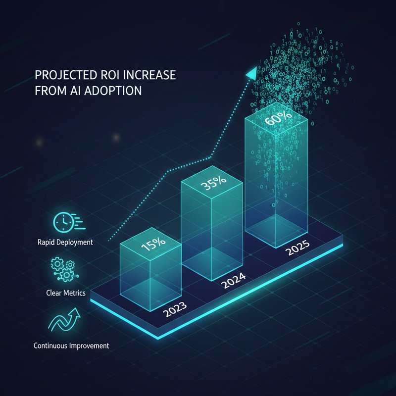 ROI increase from AI adoption